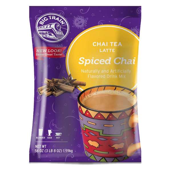 Big Train Big Train Spiced Chai Tea Latte Mix 3.5lbs, PK4 BT.510300